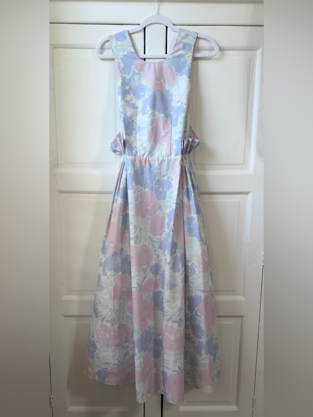Selkie Monet Pastel Watercolor Pinafore Apron Maxi Fairy Dress Size Small NWT